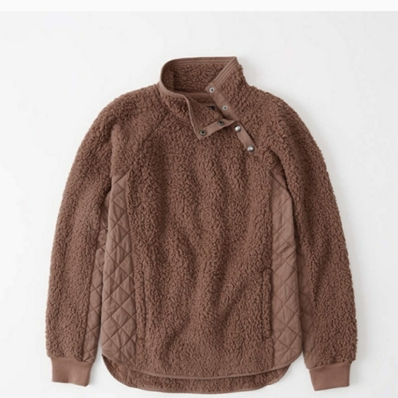 Abercrombie & Fitch Tops - SOLD A&F Sherpa Pullover